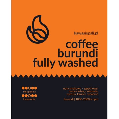 kawa burundi fully washed - puszka 120g
