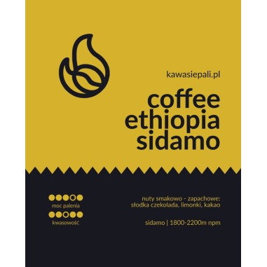 kawa ethiopia sidamo - puszka 120g