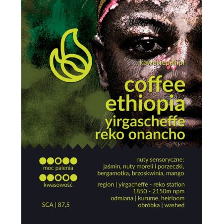 kawa ethiopia yirgascheffe gr1 reko onancho - puszka 120g