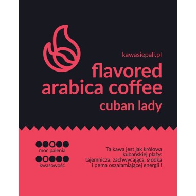 kawa aromatyzowana w butelce / cuban lady 250g