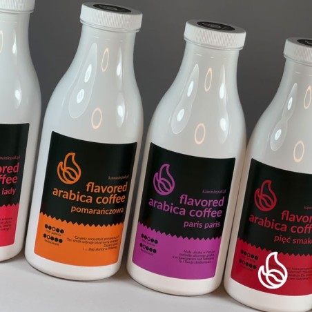 kawa aromatyzowana w butelce / czekoladowa 250g
