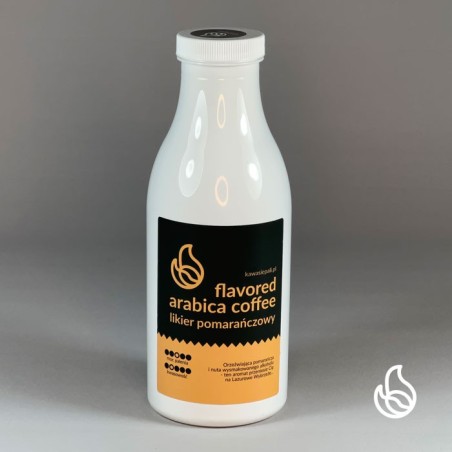 kawa aromatyzowana w butelce / likier pomarańczowy 250g