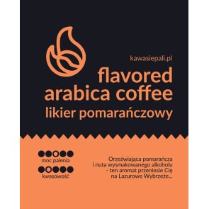 kawa aromatyzowana w butelce / likier pomarańczowy 250g 2