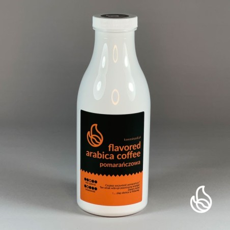 kawa aromatyzowana w butelce / pomarańczowa 250g
