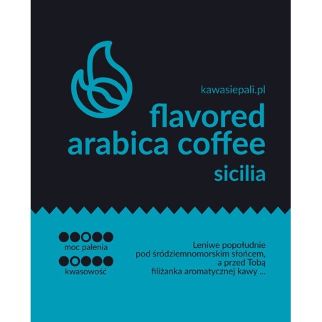 kawa aromatyzowana w butelce / sicilia 250g