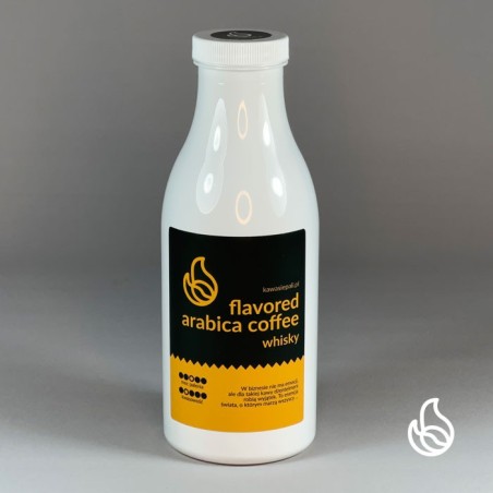 kawa aromatyzowana w butelce / whisky 250g