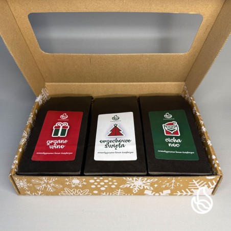 świąteczny blask zestaw / aromatyzowana kawa świąteczna